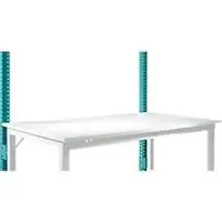 Manuflex Opbouwframe, laag, Basistafel STANDAARD werktafel/werkbank UNIVERSAL/PROFI, waterblauw