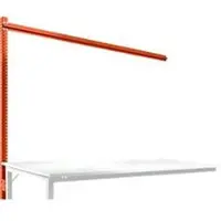 Manuflex Opbouwframe, Aanbouwtafel SPECIAAL werktafel-/werkbanksysteem UNIVERSAL/PROFI, 2000 mm, roodoranje