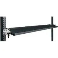 Manuflex kantelbare opbergconsole, voor de serie Universal of Profi, bruikbare diepte 195 mm, voor tafelbreedte 1750 mm, antraciet