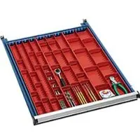 Treston Gereedschapslade, B 33, 45 en 70 mm, voor schuifladen met een hoogte van 50 mm
