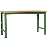 Manuflex werkbank Profi speciaal, tafelblad multiplex, 1750 x 700 mm, resedagroen
