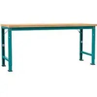 Manuflex werkbank Profi speciaal, tafelblad multiplex, 2000 x 700 mm, waterblauw
