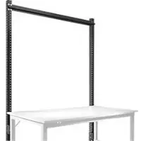 Manuflex Opbouwframe, Basistafel STANDAARD werktafel-/werkbanksysteem UNIVERSAL/PROFI, 1500 mm, antraciet