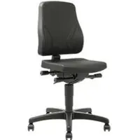 BIMOS Bureaustoel All-In-One Trend 9633, met wielen, integraalschuim, zwart