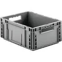 Ssi Stapelbak Euro serie MF 4170- polypropeen - L 400 x B 300 x H 170 mm - 14,6 l - open handgrepen - grijs