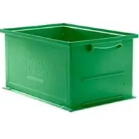Ssi Stapelbak serie 14/6-230 - van polypropeen - met handgreep - 26L - groen