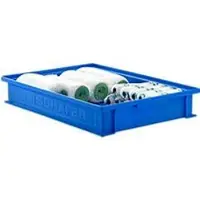 Ssi Stapelbak 14/6-2F - polypropeen - tot 20 kg - met verzonken greep - L 465 x B 314 x H 72mm - 8L - blauw