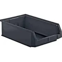 Ssi Magazijnbak LF 531 - gerecycleerd kunststof - L 500 x B 312 x H 145 mm - 16,5 l - ijzergrijs - 14 stuks