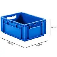 Ssi EURO-krat EF 4170 - zonder deksel - 15,7 liter - blauw