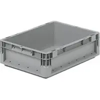 Ssi Lichte Eurobox ELB 4120, van PP, inhoud 10,9 l, zonder deksel, grijs