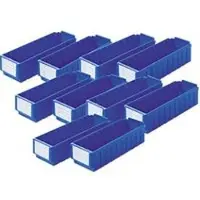 Ssi Voordeelset Stellingbakken RK 421 blauw 10 stuks