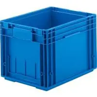Ssi Stapelbak Euro RL-KLT 4280 - polypropeen - B 400 x D 300 mm 24,2 l - tot 20 kg - blauw