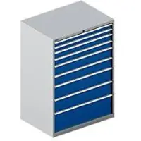 Schäfer Shop Ladekast 54-36 9 wit aluminium/enziumblauw, wit, aluminium/enziumblauw