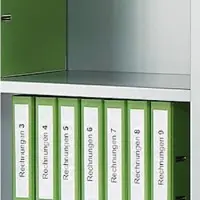 Schäfer Shop Tussenlegbord, voor schuifdeurkast, lichtgrijs RAL 7035, 1200 x 325 mm, 2 stuks