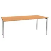 Schäfer Shop Bureautafel MODENA FLEX, breedte 1800 mm, aan een zijde ingekort, beuken