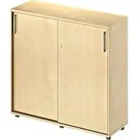 Schäfer Shop schuifdeurkast TETRIS WOOD, 3 OH, B 1200 mm, hoogte incl. glijders, ahorn decor
