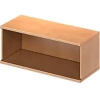 Schäfer Shop Open opzetkast TETRIS WOOD - B 1000 x D 421 x H 400 mm - 1 OH - beuken decor - ons merk