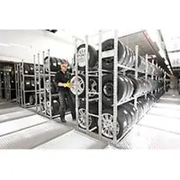 Ssi Bandenstelling R 3000, basissectie, H 2278 x B 995 mm, 2 dwarssteunparen