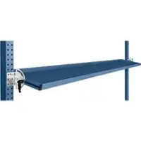 Manuflex kantelbare opbergconsole, voor de serie Universal of Profi, bruikbare diepte 345 m, voor tafelbreedte 1750 mm, briljantblauw