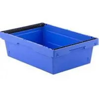 Ssi Nestbare en stapelbak KMB B 617 – polypropeen - met stapelbeugels - L 607x B 399x H 173mm - 27 L - blauw