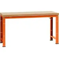 Manuflex werkbank Profi standaard, Tafelblad multiplex B 1750 x D 700, roodoranje
