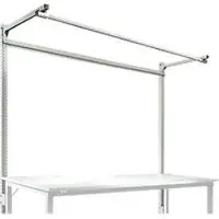 Manuflex Opbouwframe met giek, Basistafel SPECIAAL werktafel-/werkbank UNIVERSAL/PROFI, 2000 mm, lichtgrijs