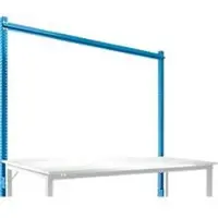 Manuflex Opbouwframe, Basistafel STANDAARD werktafel-/werkbanksysteem UNIVERSAL/PROFI, 2000 mm, lichtblauw