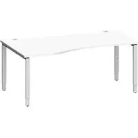 Schäfer Shop bureau MODENA FLEX, aanbouw links, B 1800 mm, wit