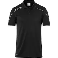 Uhlsport Stream 22 Short Sleeve Polo Zwart S Man