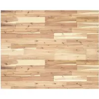 vidaXL Bureaublad 100x80x2 cm onbehandeld massief acaciahout