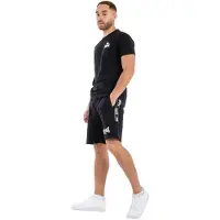 Lonsdale Broek 'Scarvell' zwart / wit