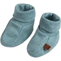 Babys Only Slofjes Melange stonegreen - 0-3 mnd