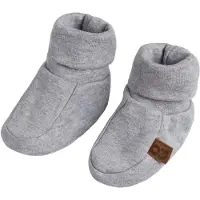 Babys Only Slofjes Melange grijs - 3-6 mnd