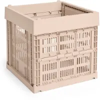 HAY Colour Crate Cube Opslag - Manden Gerecycled Plastic Powder - AB634-C262-AF65