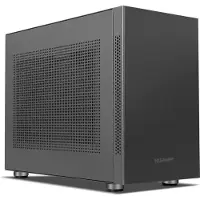 NOX Hummer Vault, Micro Tower, PC, Zwart, ITX, micro ATX, Metaal, SPCC, 15,5 cm