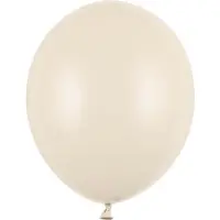 Party Deco Partydeco - Ballonnen latex - ivoor 30 cm (10 stuks)