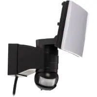 PRIOS Wandlamp buiten met bewegingssensor Avayah, zwart, Aluminium, Modern