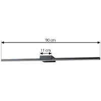 LUCANDE Wandlampe , Kivana, Zwart, Badkamer, Aluminium, Modern