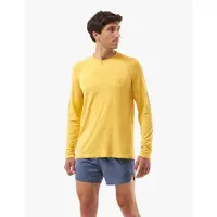 Compressport Performance Lange Mouwen Shirt Geel, Maat XL