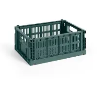 HAY - Colour Crate M Opbergkrat (Donkergroen)