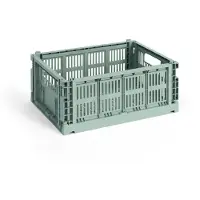 HAY Opbergbox Colour Crate Medium Sage Green