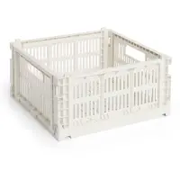 HAY - Colour Crate M Square Opbergkrat (Offwhite)