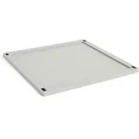 HAY Deksel Colour Crate Lid Plastic Large Square Grey