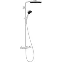 Hansgrohe pulsify s puro showerpipe 260 1jet met thermostaat en handdouche 3jet, mat wit