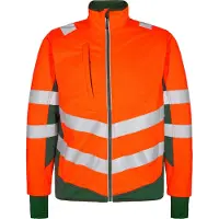 F-engel F. Engel 1158 Safety Softshell Jacket Orange/Green maat M heren