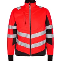 F-engel F. Engel 1158 Safety Softshell Jacket Red/Black maat 3XL heren