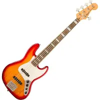 Squier Classic Vibe Active '70s Jazz Bass V LRL White PLPG Sienna Sunburst