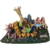 Luville Efteling Oberon met elfjes | 17,5 x 12,5 x 11,5 cm