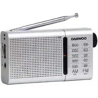 Daewoo Draadloze Radio Dw1037, Zilver, Zilver, One Size