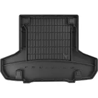 Frogum - DryZone - Kofferbakmat - Geschikt voor PORSCHE Panamera II Liftback (vanaf 2016) - Inclusief zij-uitsparingen - TPE Rubber - Zwart